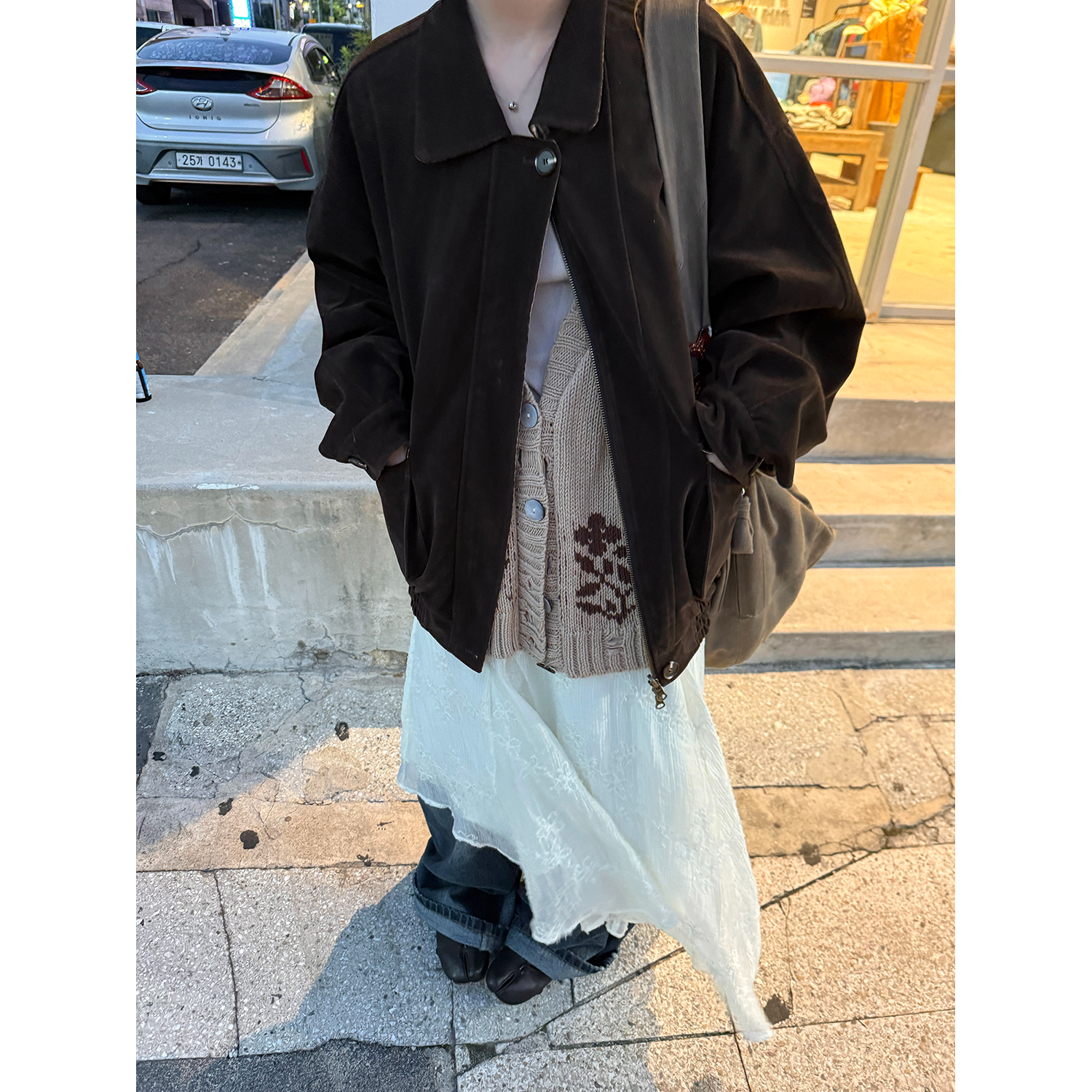 LelyMooch リバーシブルスエードジャケット  LEM250