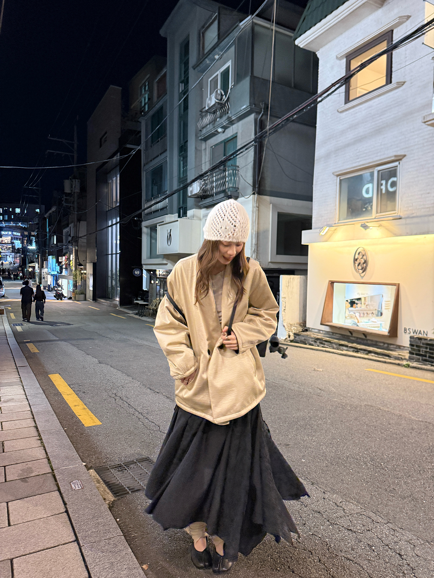 LelyMooch コーデュロイ リバーシブル中綿コート  LEM265