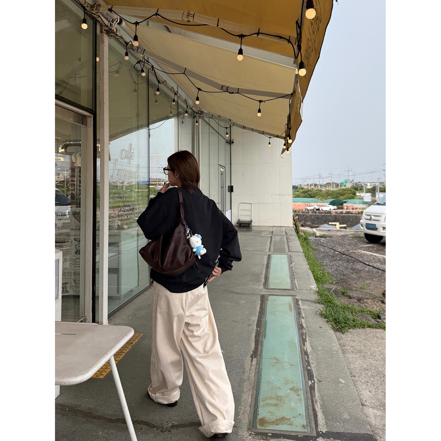 LelyMooch ウエストコードワイドパンツ  LEM229