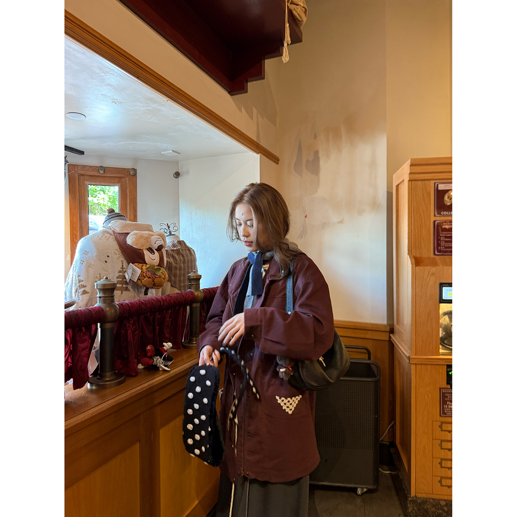 LelyMooch ゆるっとフリースワークジャケット  LEM242