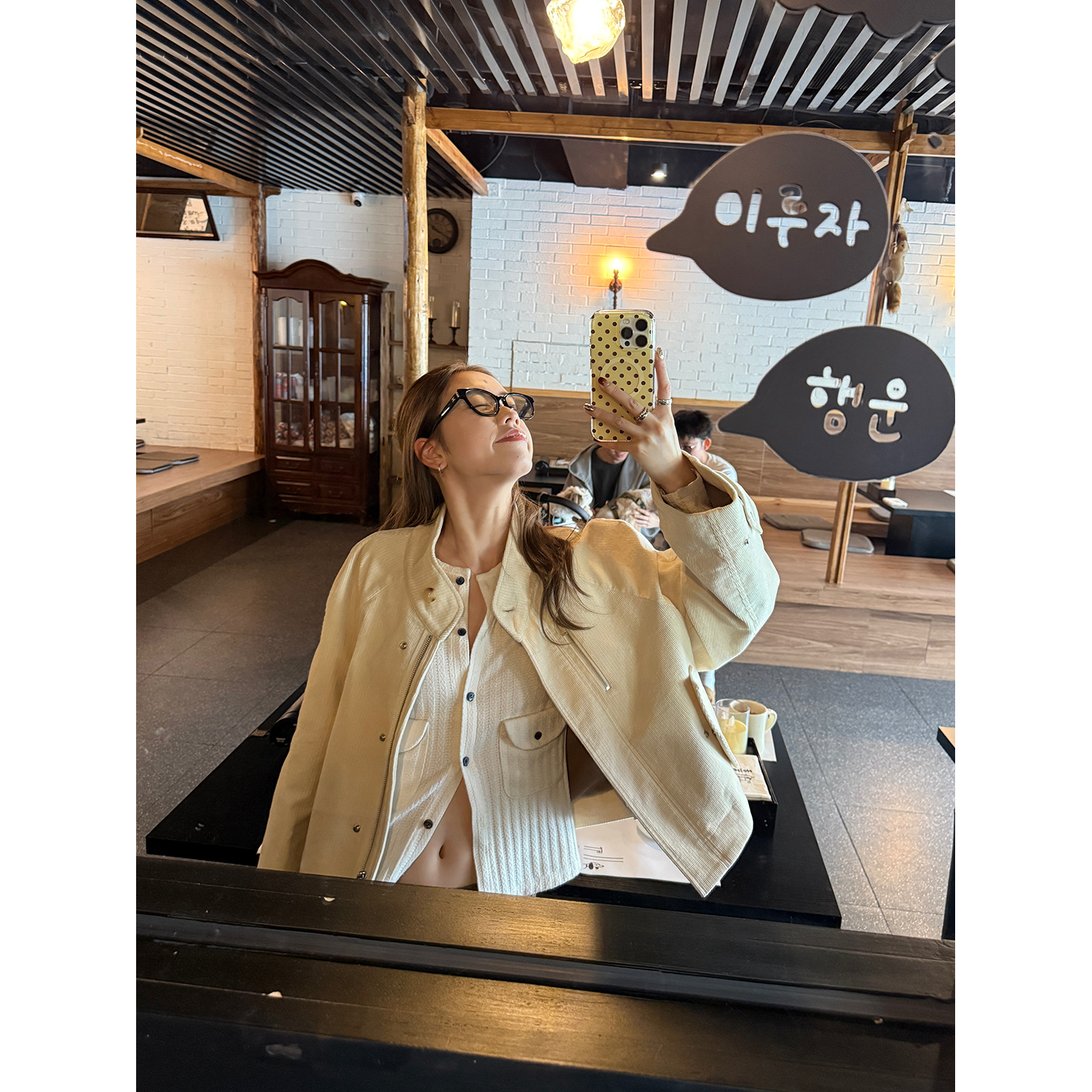 LelyMooch 厚手コーデュロイライダースジャケット LEM245