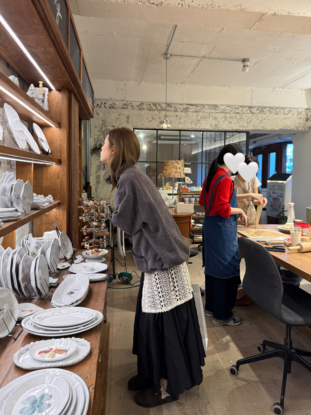 LelyMooch コットン刺しゅうスカートカバー  LEM258