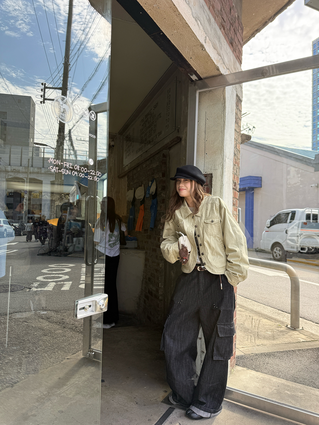 LelyMooch 裏フリースショートジャケット  LEM256