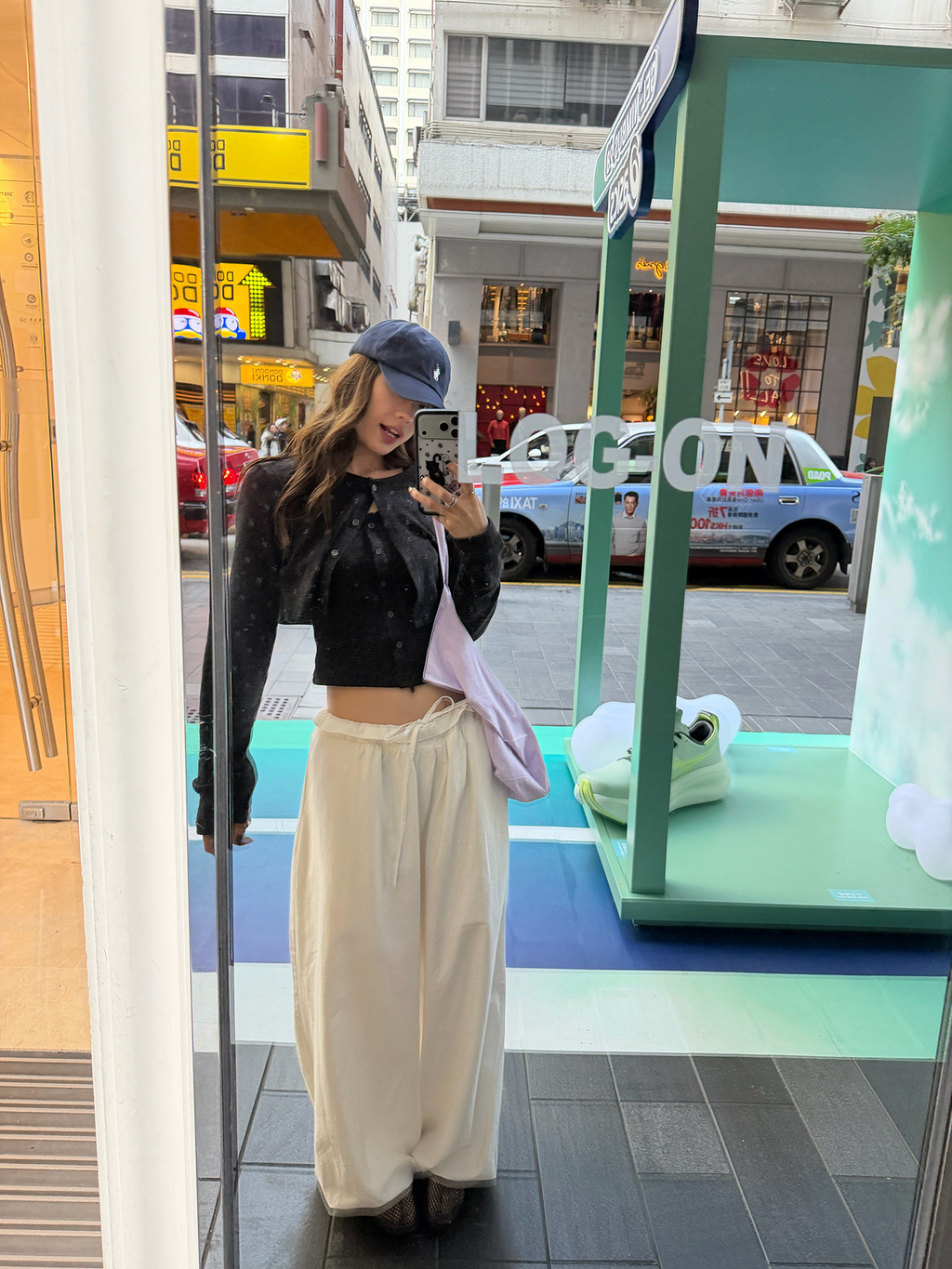 LelyMooch フリルウエスト バルーンワイドパンツ  LEM315