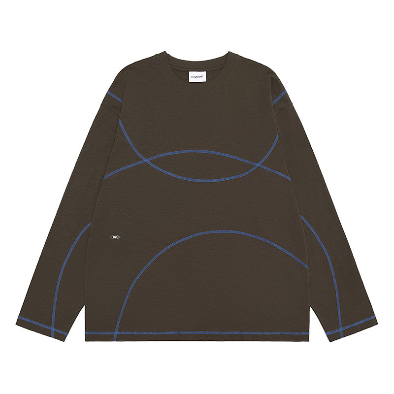 スラブコットンTシャツ  LOM077