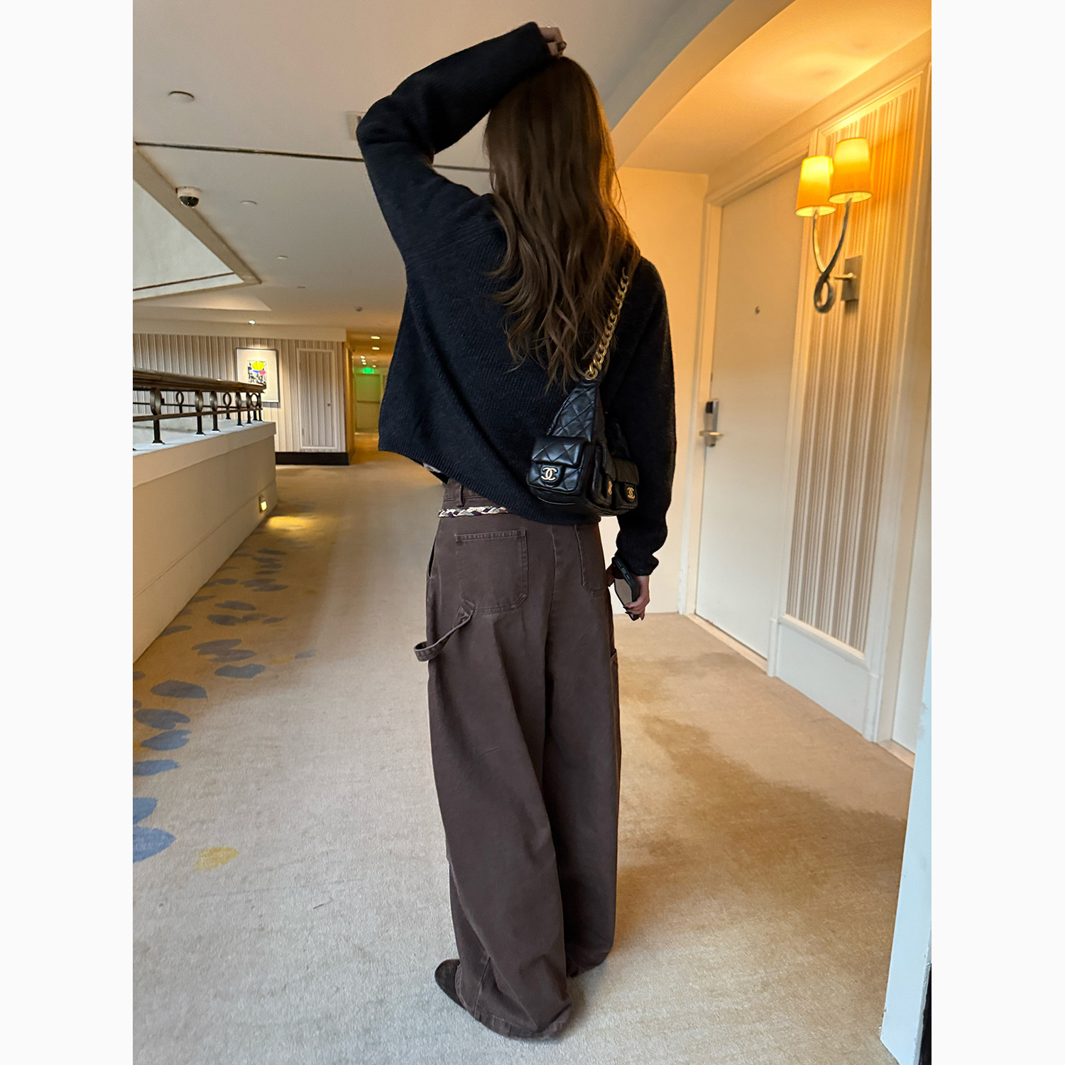 LelyMooch ハンティングムード ワイドパンツ  LEM271