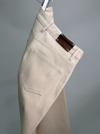 オートミール 13.8oz ワイドストレートデニム  LOM093