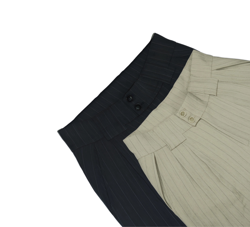 クラシックムード ストライプ タックワイド  LOM049