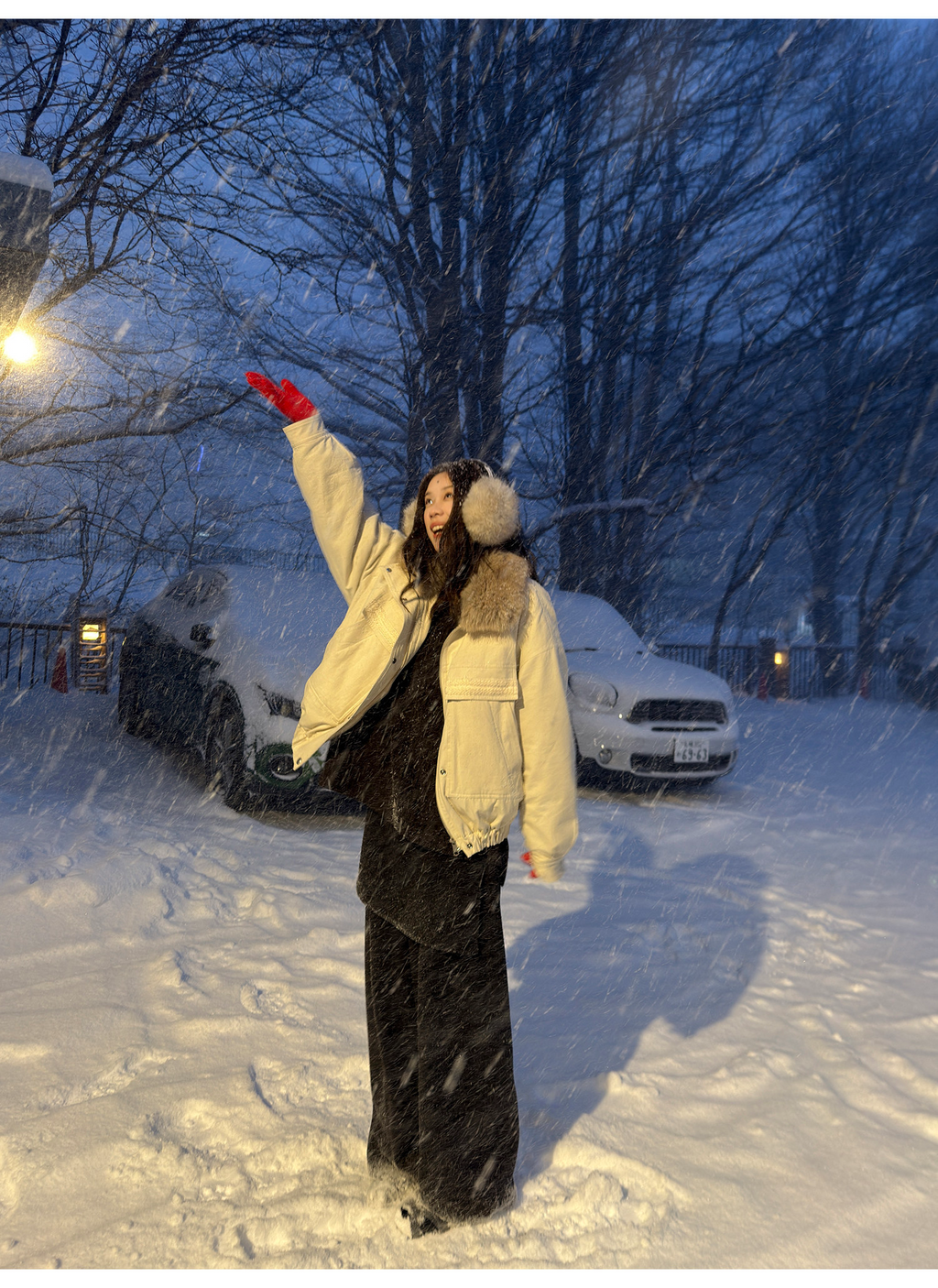 LelyMooch 取り外し襟付き 中綿ショートアウター  LEM305