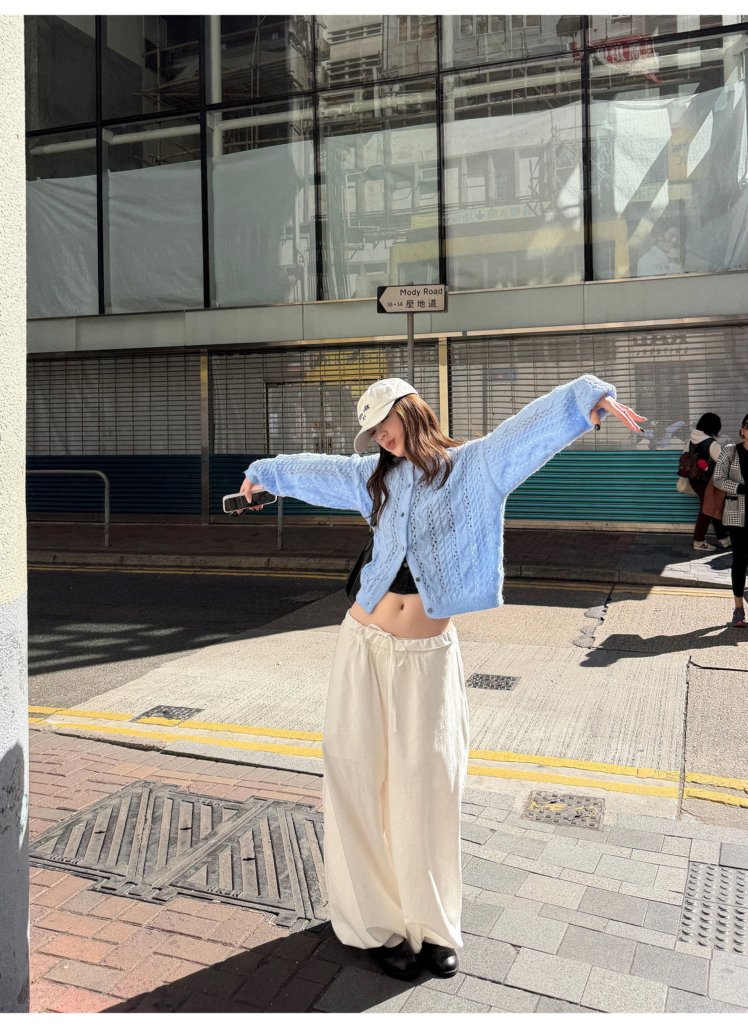 LelyMooch フリルウエスト バルーンワイドパンツ  LEM315