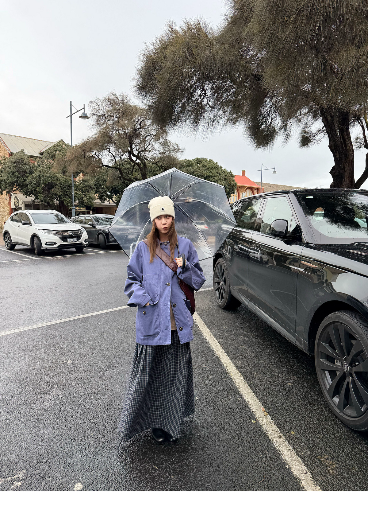 LelyMooch フレンチワーク ウォッシュドデニムジャケットLEM408