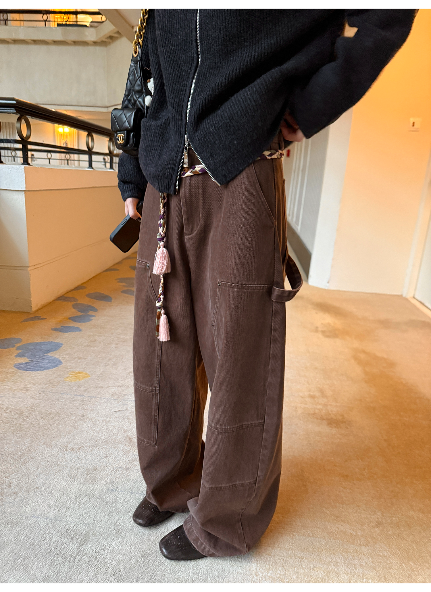 LelyMooch ハンティングムード ワイドパンツ  LEM271