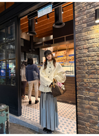 LelyMooch Stand-Collar Drawstring Midi Coat LEM317