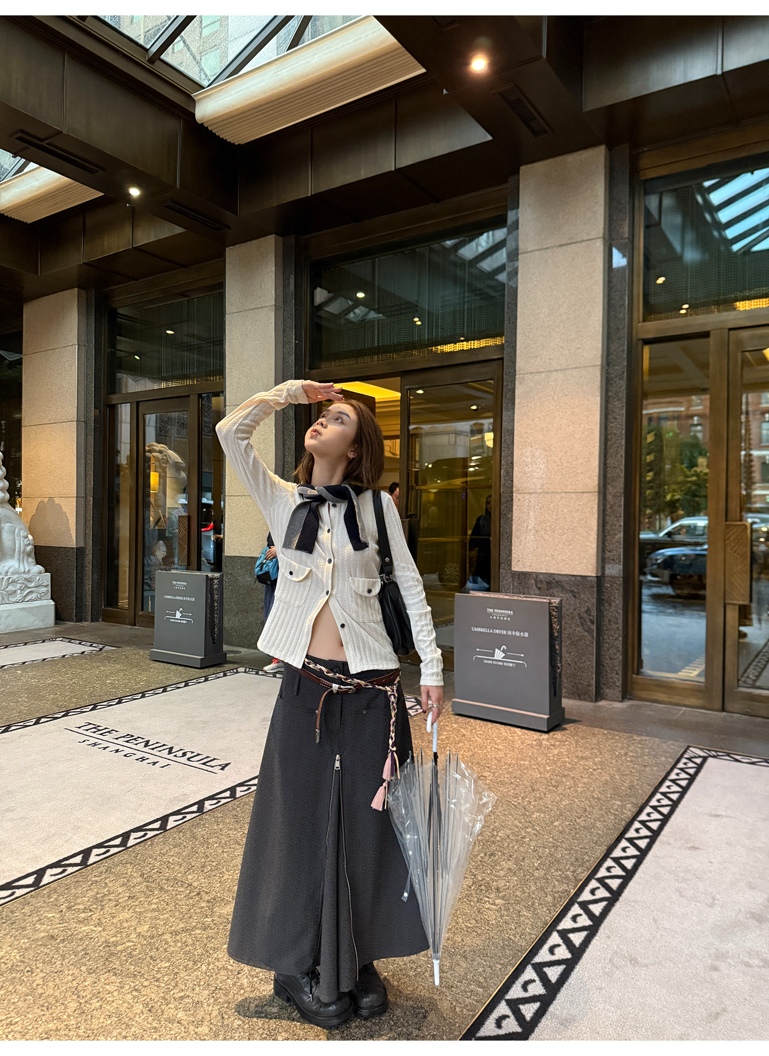 LelyMooch フラップポケットリブニット  LEM237