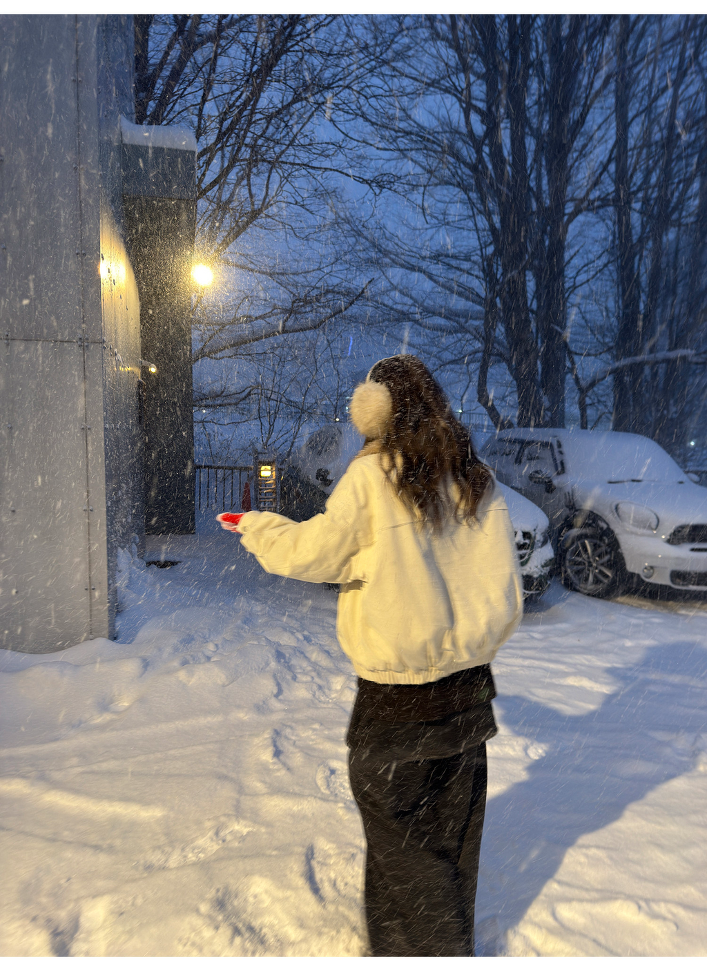 LelyMooch 取り外し襟付き 中綿ショートアウター  LEM305