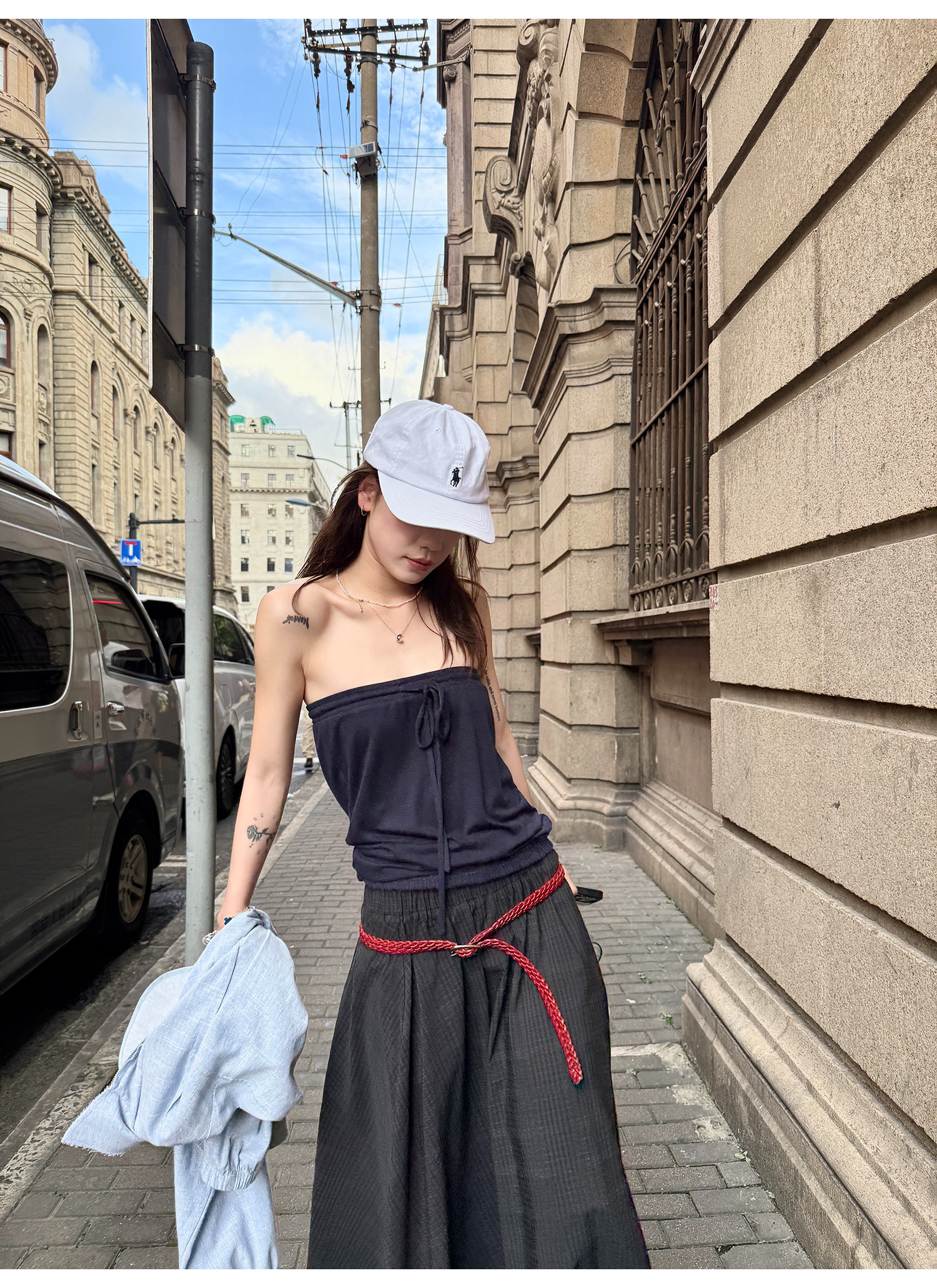 LelyMooch ブルートーンチューブトップ  LEM212