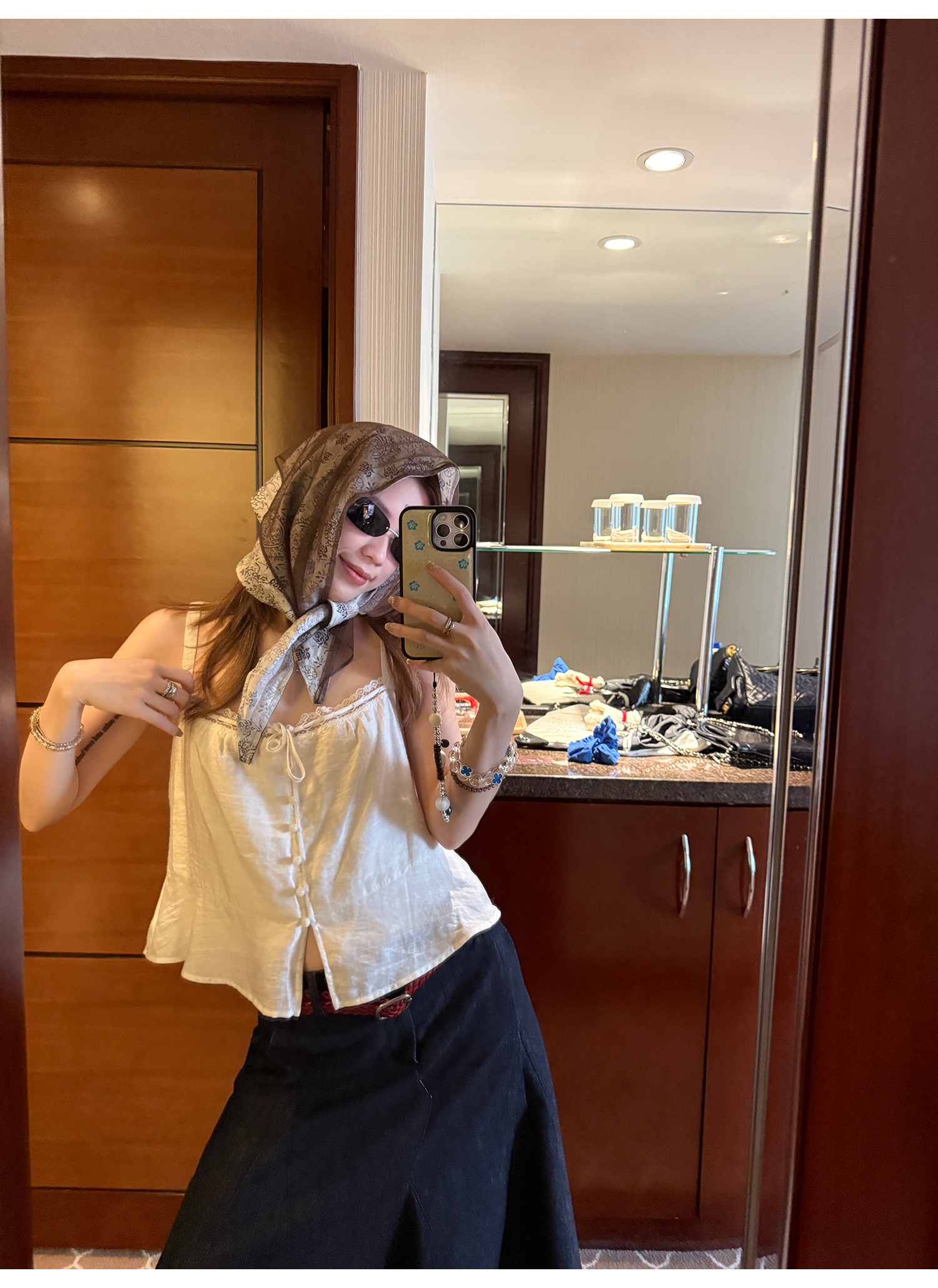 LelyMooch フレンチレースキャミ  LEM200