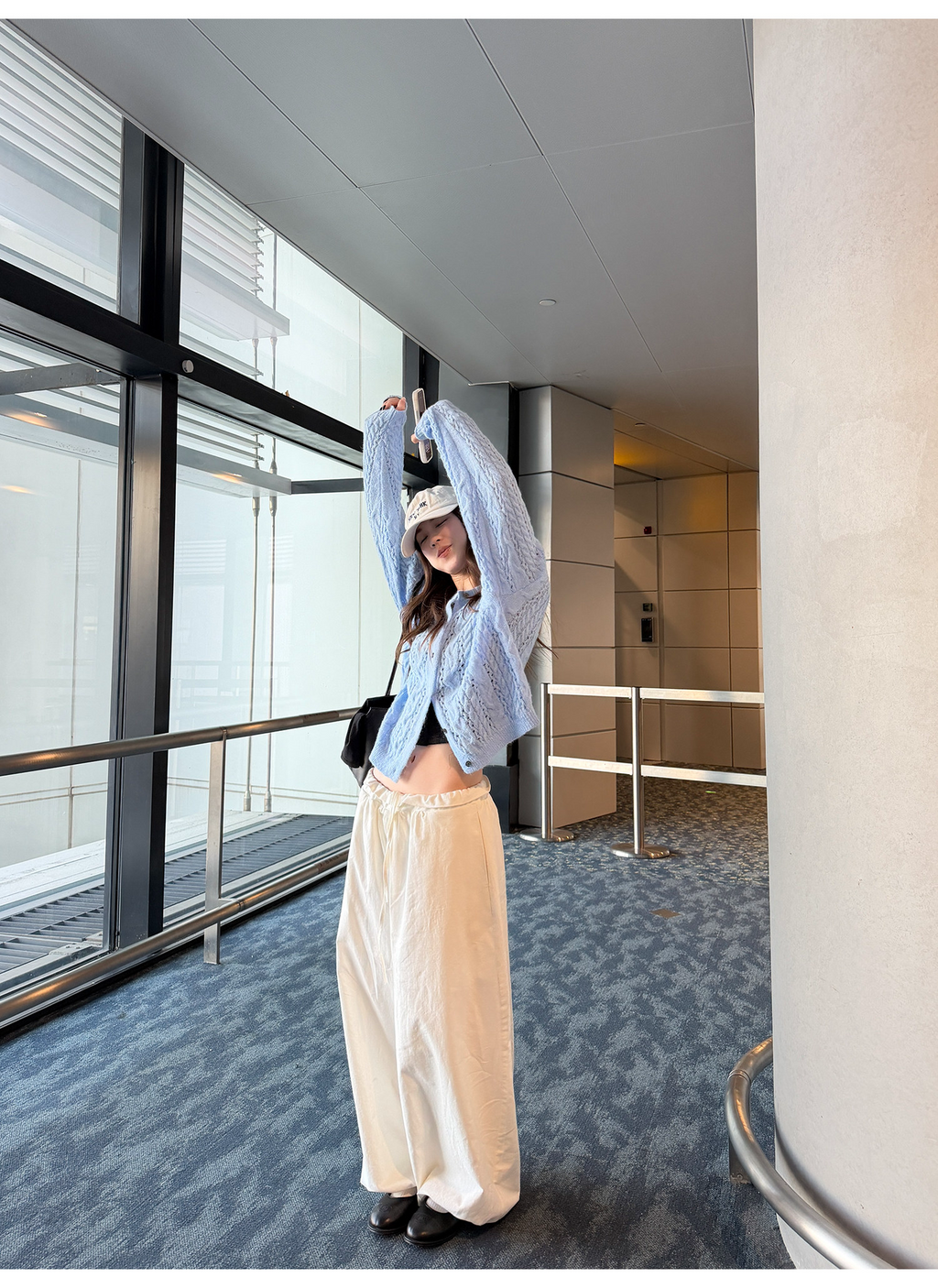 LelyMooch フリルウエスト バルーンワイドパンツ  LEM315