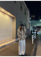 LelyMooch 裏起毛 タックイージーパンツ  LEM286