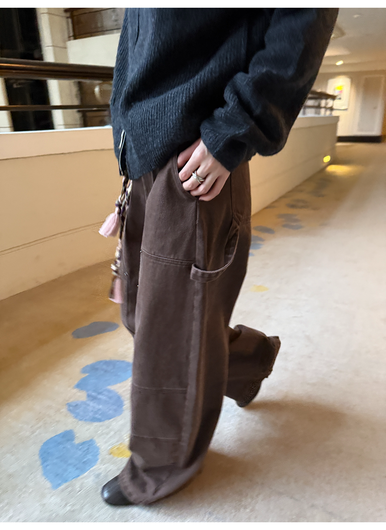 LelyMooch ハンティングムード ワイドパンツ  LEM271