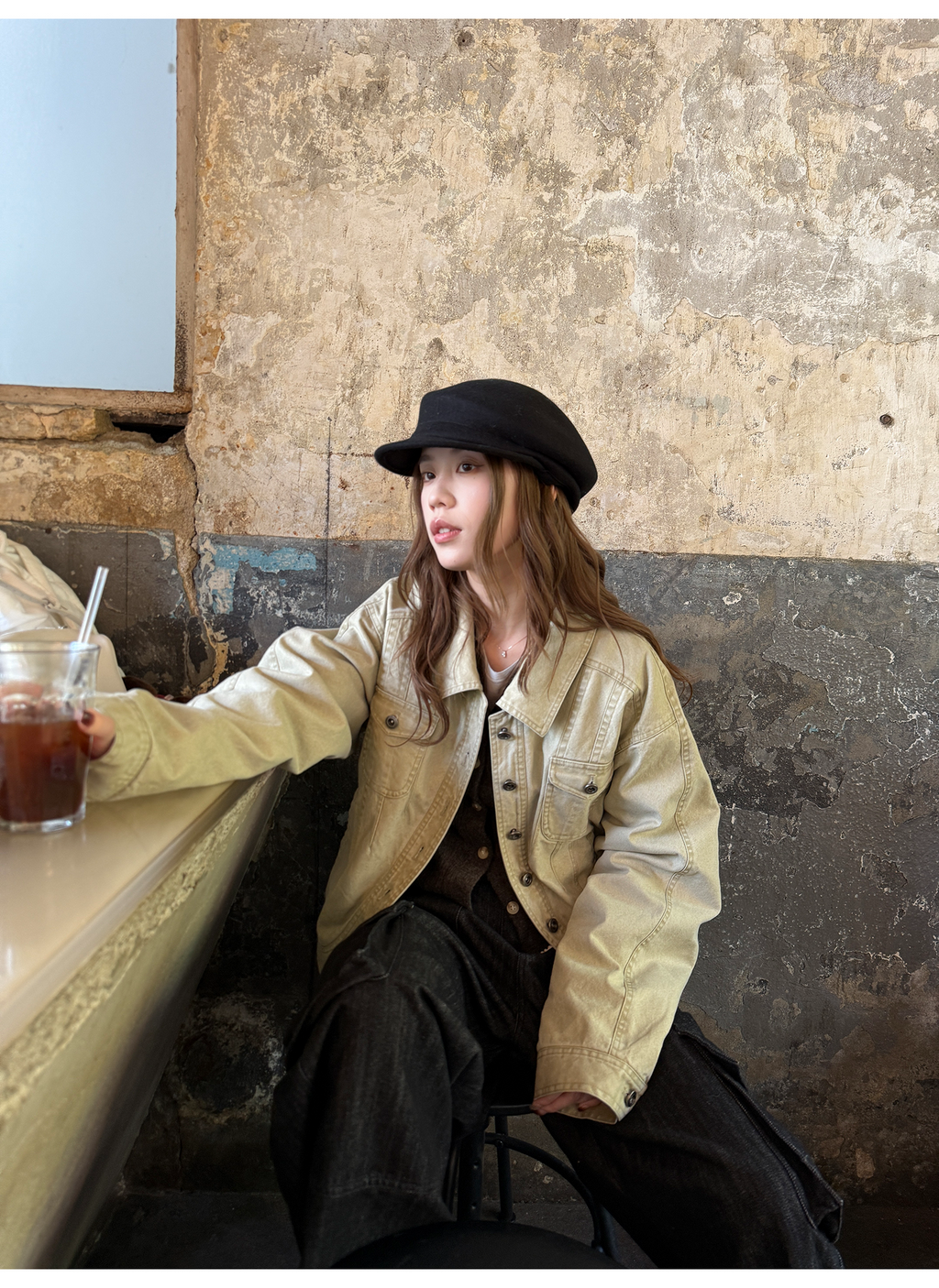 LelyMooch 裏フリースショートジャケット  LEM256