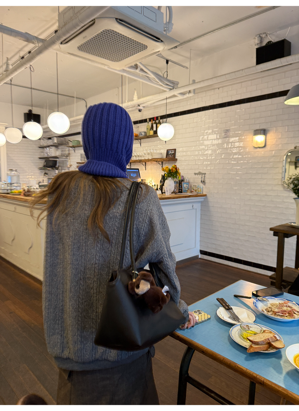 LelyMooch ヴィンテージ絞り編みニットジャケット　LEM263