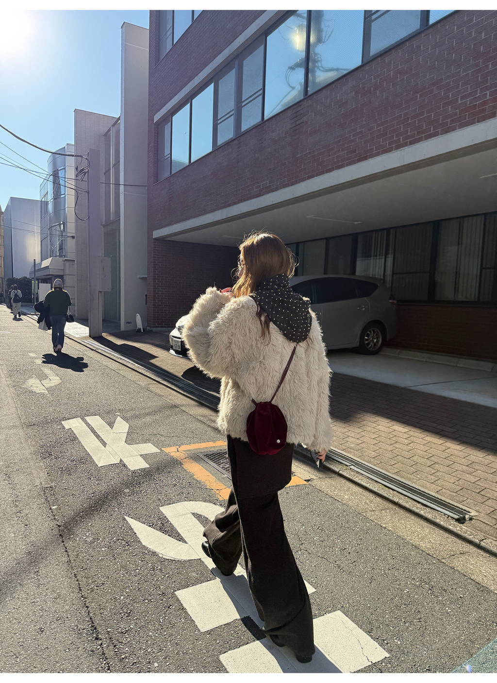 LelyMooch レイヤード風 ワイドパンツ  LEM283