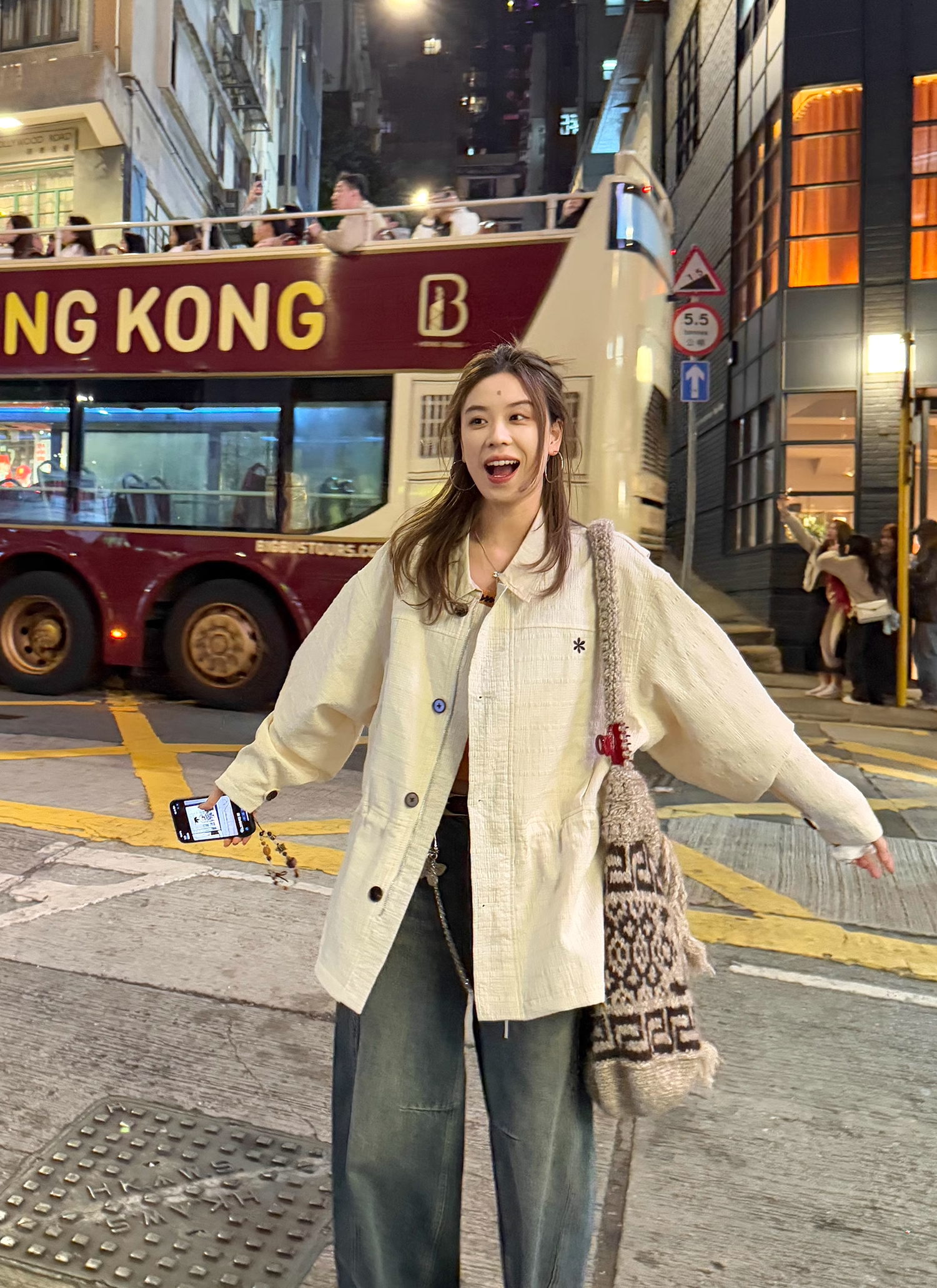 LelyMooch  チェック柄レンチコート ミディト丈  LEM077