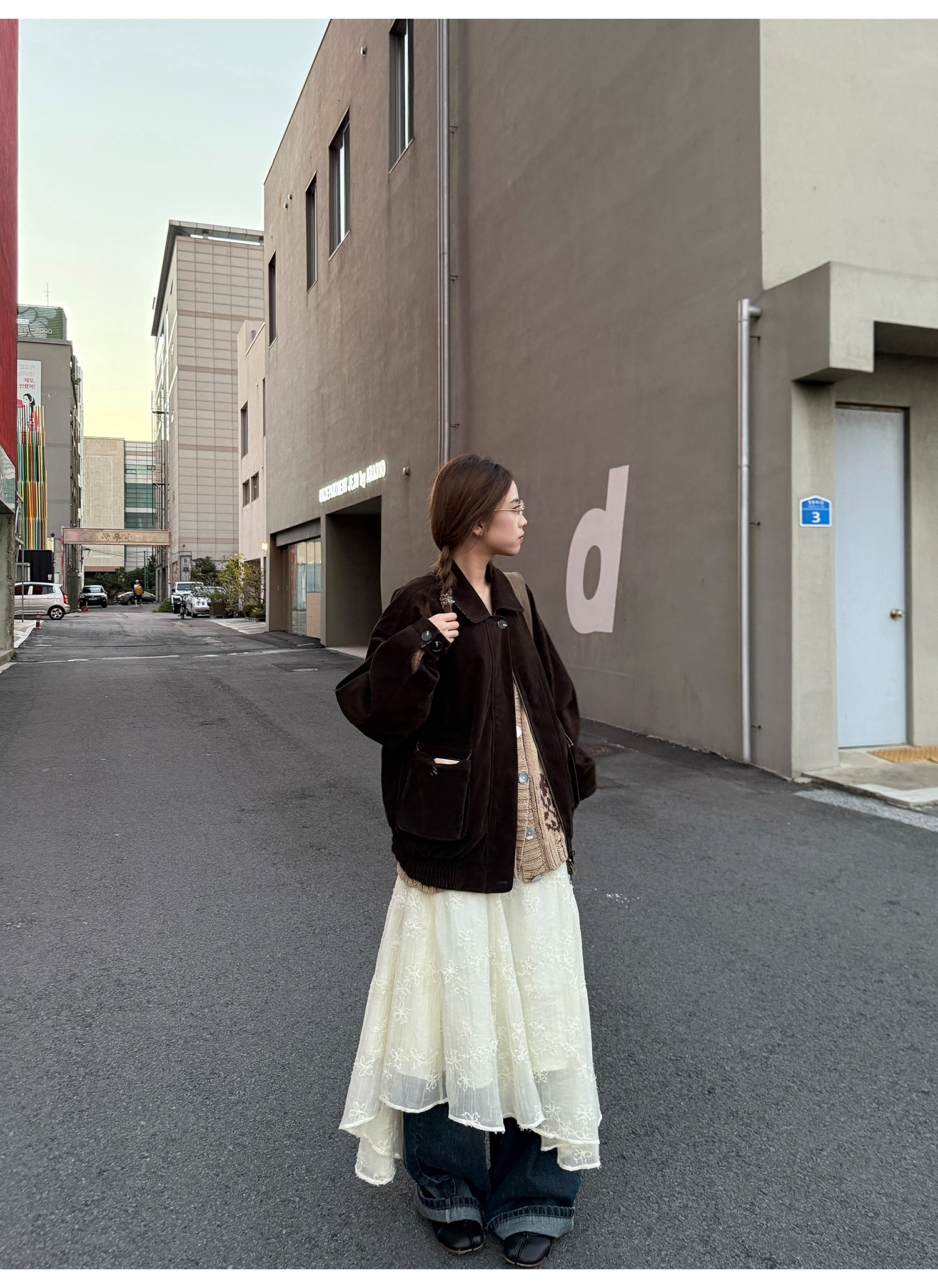 LelyMooch リバーシブルスエードジャケット  LEM250