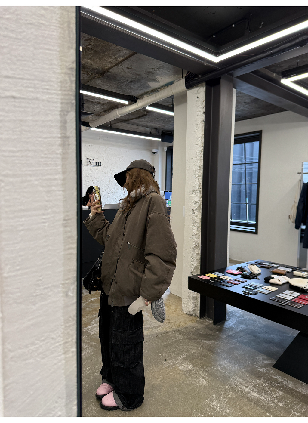 LelyMooch エコファーライナー付きモッズコート　LEM259