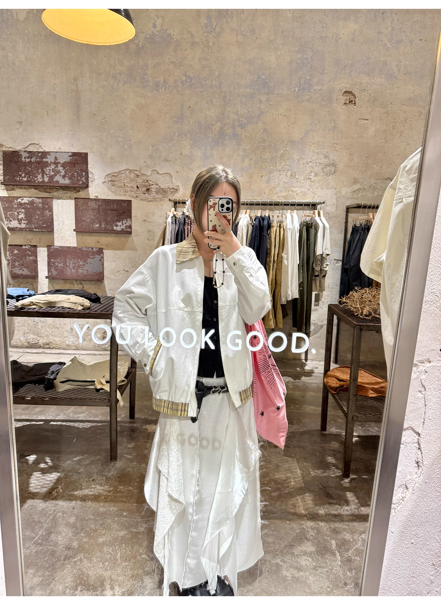 LelyMooch  ヴィンテージ風　 ラペル襟ジャケット  LEM102