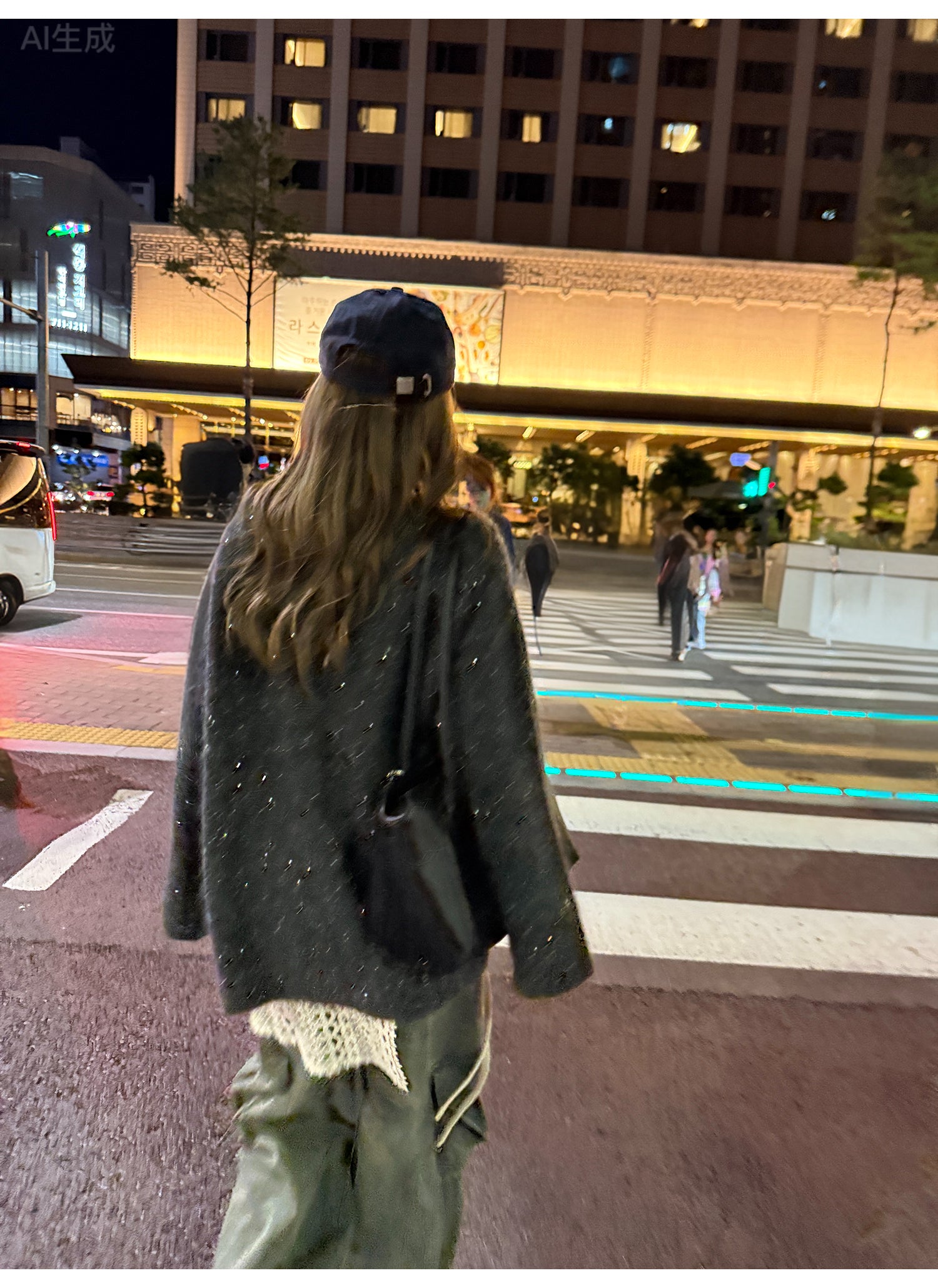 LelyMooch スパンコール入りカシミヤ混ニット  LEM267