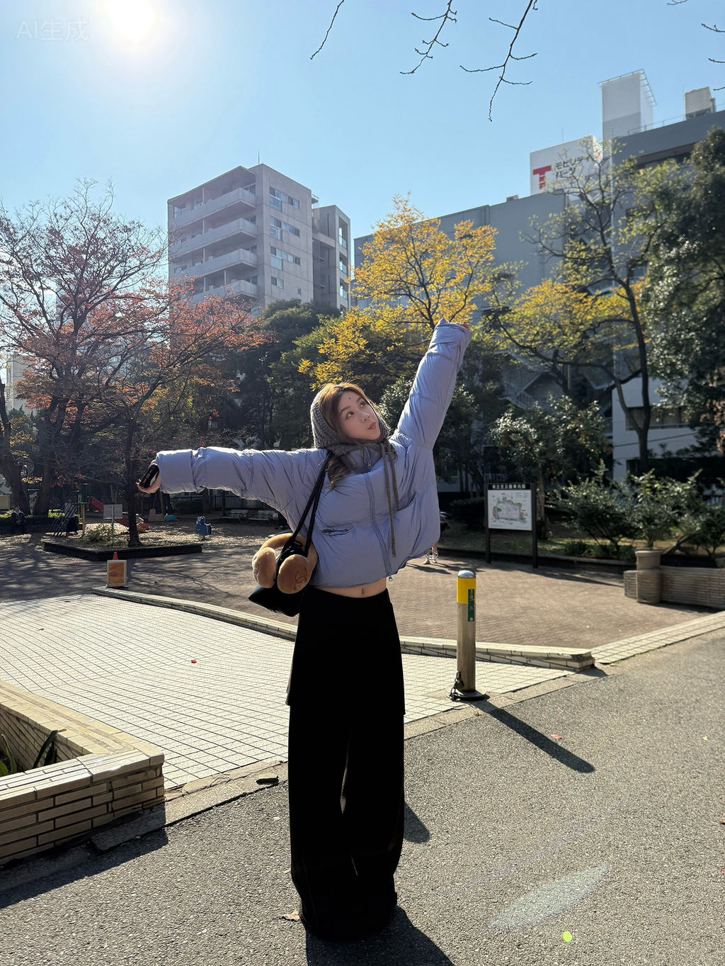 LelyMooch 写真映えする韓国風ショートダウン（ダウン90％） LEM281