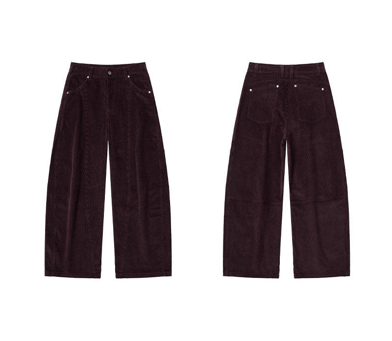 コーデュロイパンツ・立体カーブシルエット  LOM035