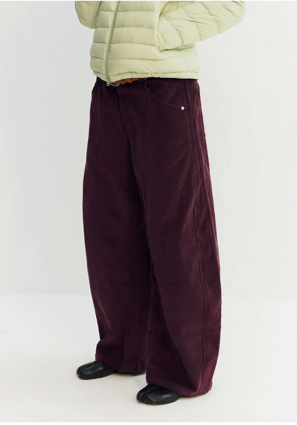 コーデュロイパンツ・立体カーブシルエット  LOM035